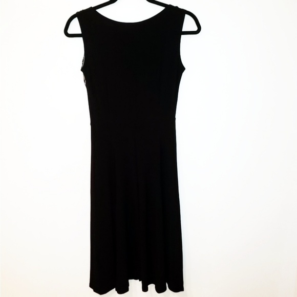 Perceptions Sleeveless Black & Silver Dress 4P - Picture 4 of 4